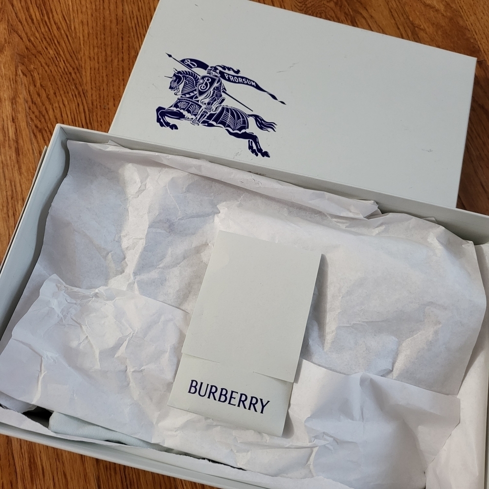 Burberry Black Sandals with Silver Zipper Detail - Picture 12 of 14